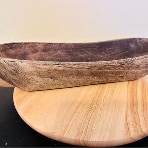 Rustic Wooden Bowl